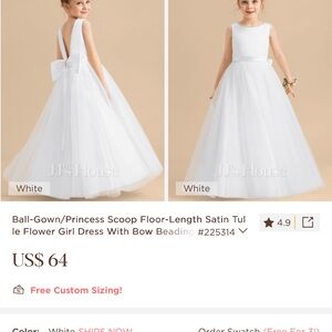 JJ's House Elegant White Dress